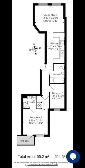 Sea View - 2 Bedroom - West Pier - Brighton Beach Exterior foto